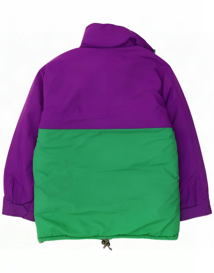 Fila Mens Ski Jacket UK 42 XL Purple Colourblock Polyester