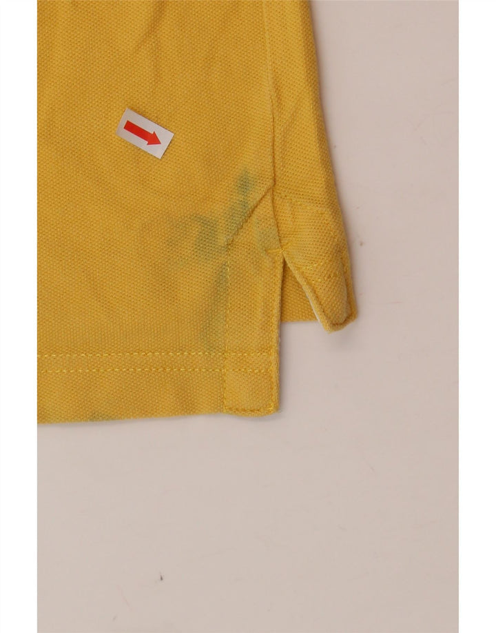 TOMMY HILFIGER Mens Polo Shirt Large Yellow Cotton Vintage Tommy Hilfiger and Second-Hand Tommy Hilfiger from Messina Hembry 