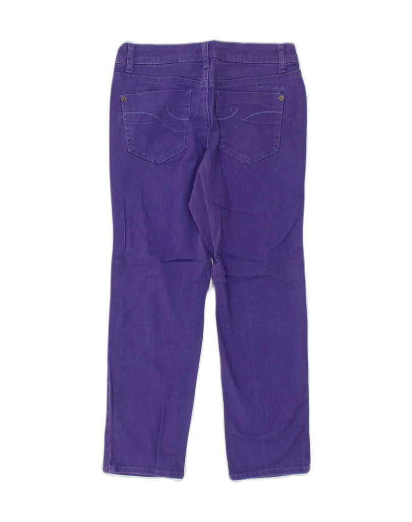 DKNY Womens Tapered Jeans UK 4 XS W25 L25  Purple Cotton | Vintage Dkny | Thrift | Second-Hand Dkny | Used Clothing | Messina Hembry 