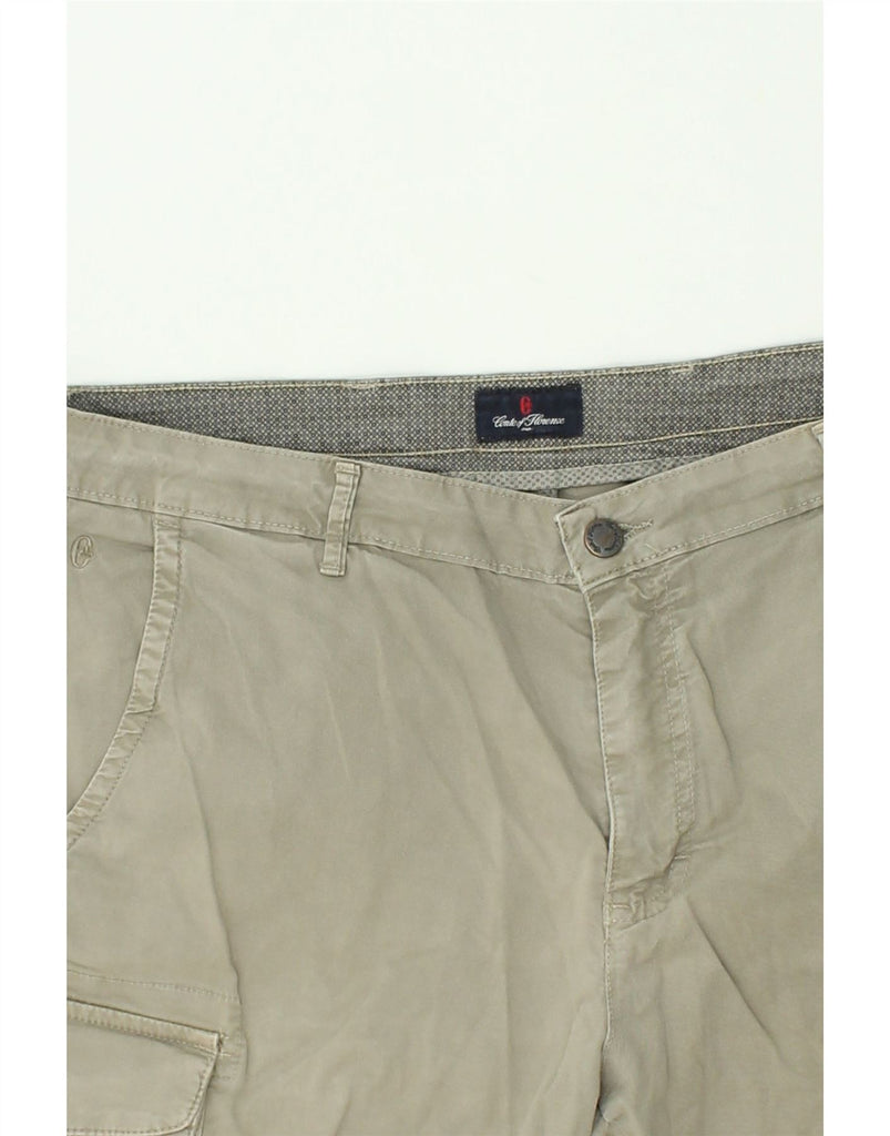 CONTE OF FLORENCE Mens Cargo Shorts W38 XL Grey | Vintage Conte of Florence | Thrift | Second-Hand Conte of Florence | Used Clothing | Messina Hembry 
