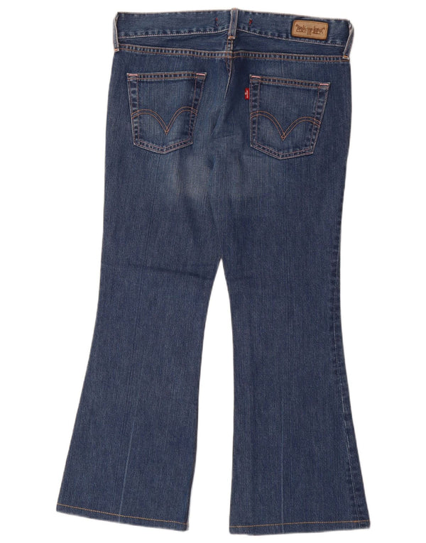 Levi's Womens Marissa Square Cut Bootcut Jeans W31 L30 Blue Cotton