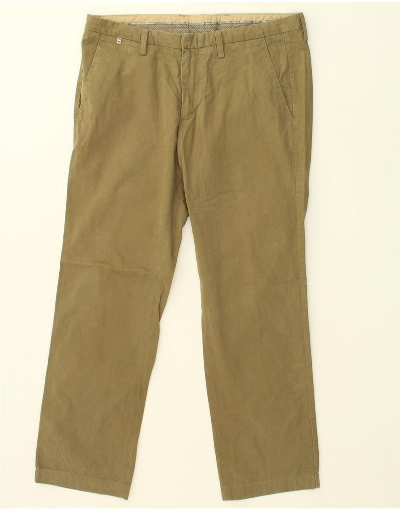 MARLBORO CLASSICS Mens Straight Chino Trousers EU 52 XL W34 L30 Brown | Vintage Marlboro Classics | Thrift | Second-Hand Marlboro Classics | Used Clothing | Messina Hembry 