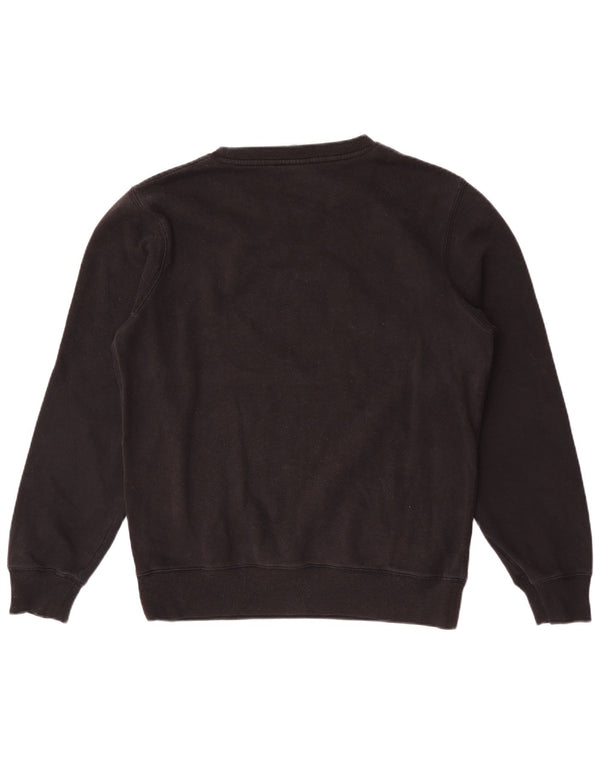Champion Mens Graphic Sweatshirt Jumper Medium Black Cotton