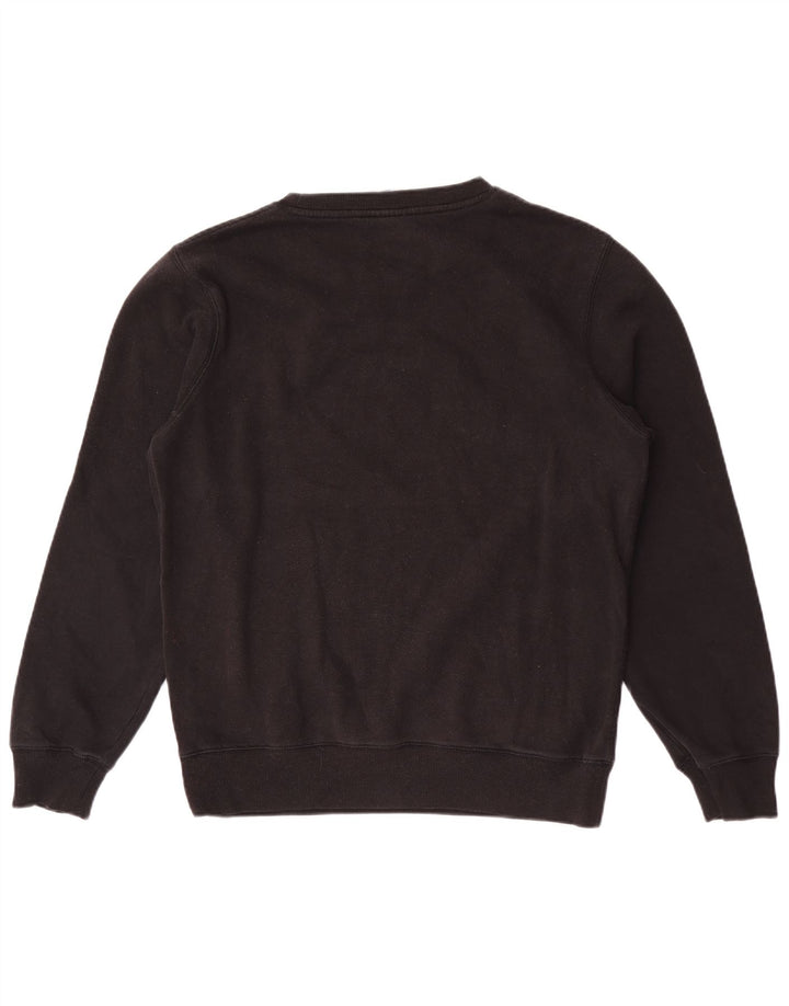Champion Mens Graphic Sweatshirt Jumper Medium Black Cotton