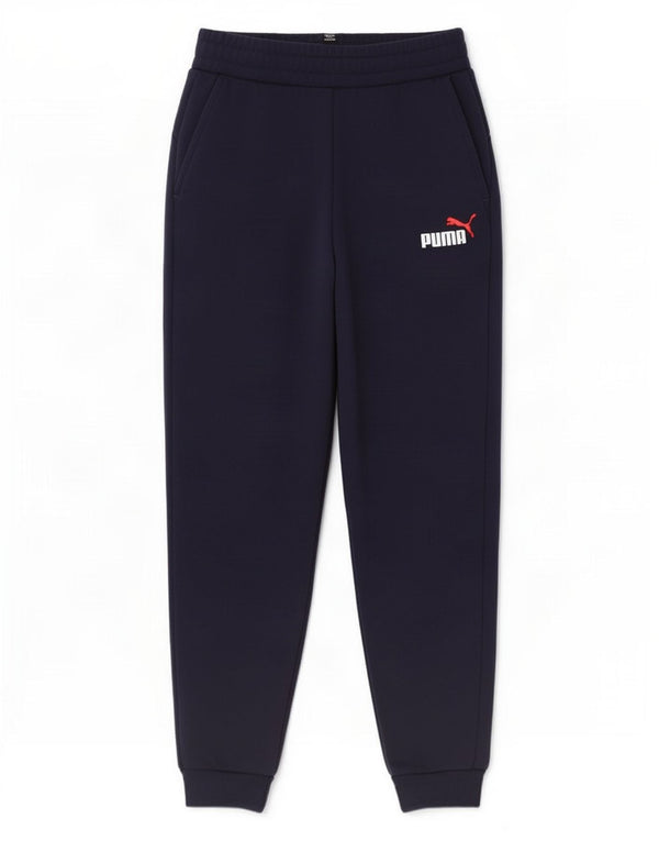 Puma Boys Tracksuit Trousers Joggers 13-14 Years Navy Blue Cotton