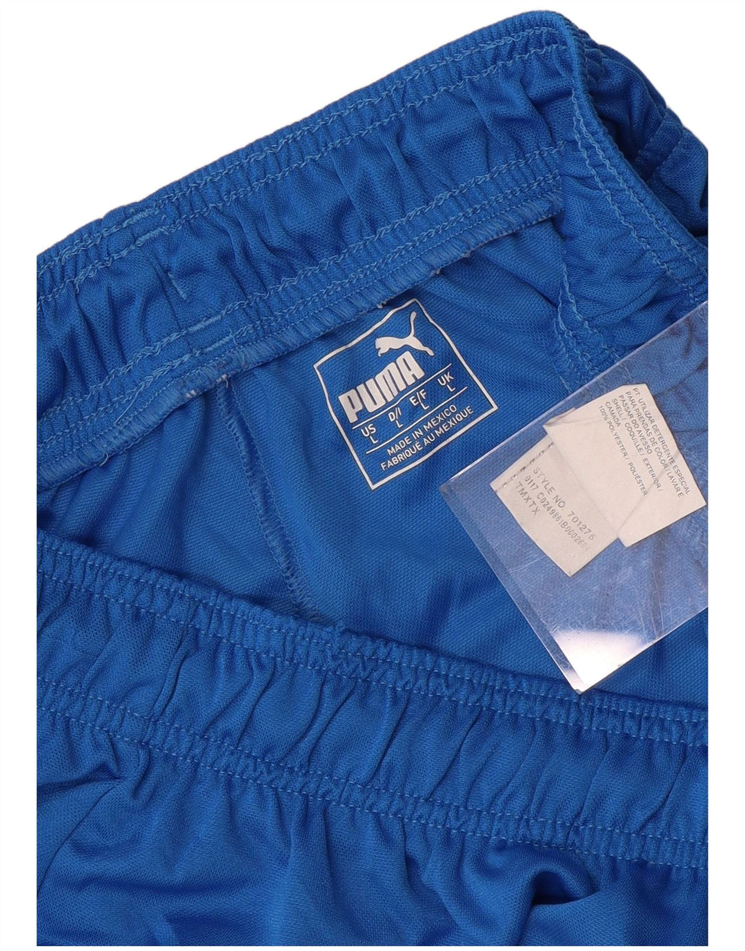 PUMA Mens Sport Shorts Large  Blue Polyester