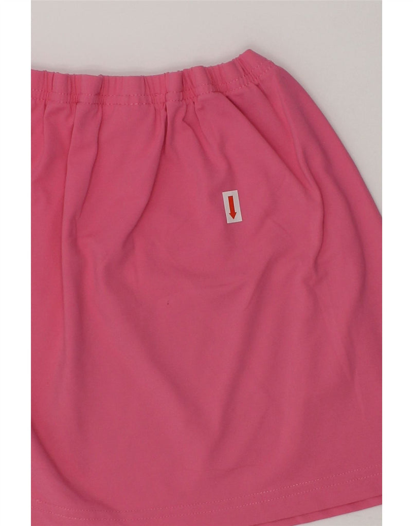 SERGIO TACCHINI Girls A-Line Skirt 9-10 Years W24 Pink Polyamide | Vintage Sergio Tacchini | Thrift | Second-Hand Sergio Tacchini | Used Clothing | Messina Hembry 