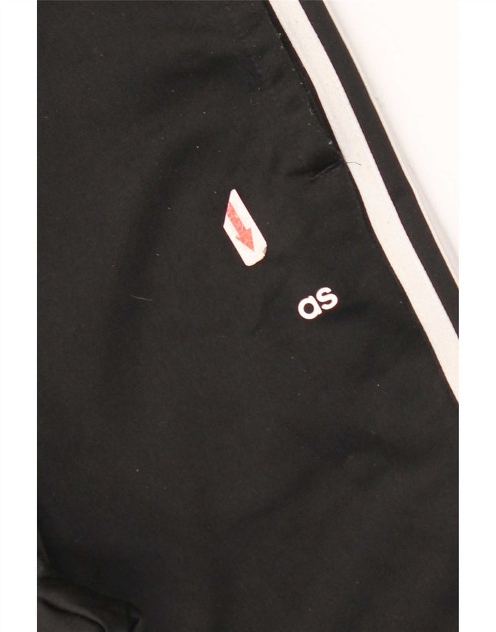 Adidas Mens Tracksuit Trousers Joggers Medium Black Polyester