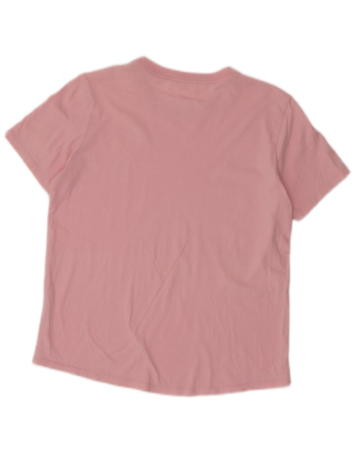 Nike Womens T-Shirt Top UK 10 Small Pink