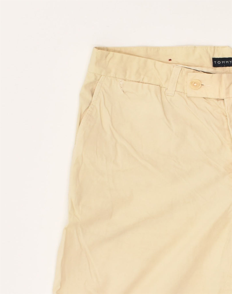 TOMMY HILFIGER Mens Straight Chino Trousers W32 L34  Beige Cotton | Vintage Tommy Hilfiger | Thrift | Second-Hand Tommy Hilfiger | Used Clothing | Messina Hembry 