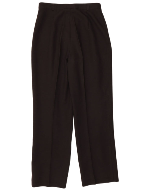 St. Bernard Womens High Waist Casual Trousers UK 10 Small W26 L26 Black
