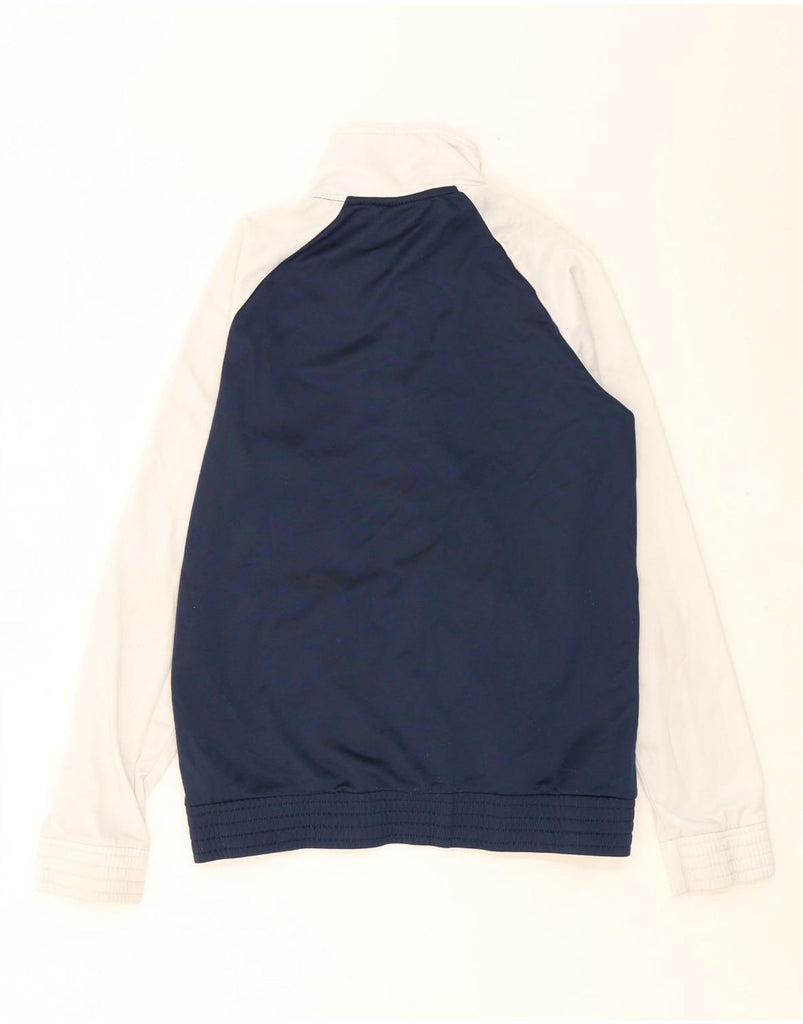 KAPPA Boys Tracksuit Top Jacket 15-16 Years Large Navy Blue Colourblock Vintage Kappa and Second-Hand Kappa from Messina Hembry 