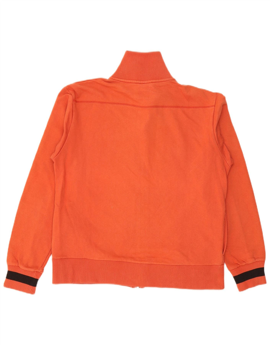 LEE Womens Graphic Tracksuit Top Jacket UK 18 XL Orange Cotton