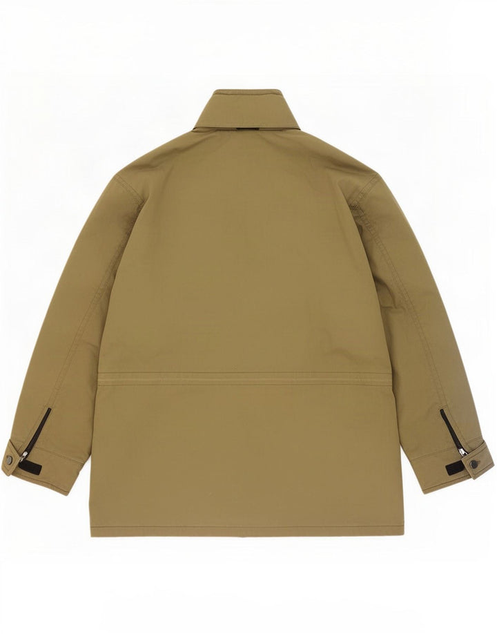 Marks & Spencer Mens Windbreaker Jacket UK 44/46 XL Khaki Cotton