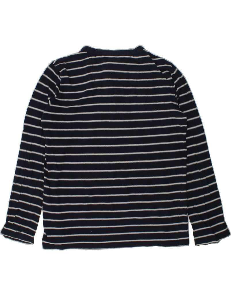 FAT FACE Boys Top Long Sleeve 8-9 Years Navy Blue Striped Cotton | Vintage Fat Face | Thrift | Second-Hand Fat Face | Used Clothing | Messina Hembry 