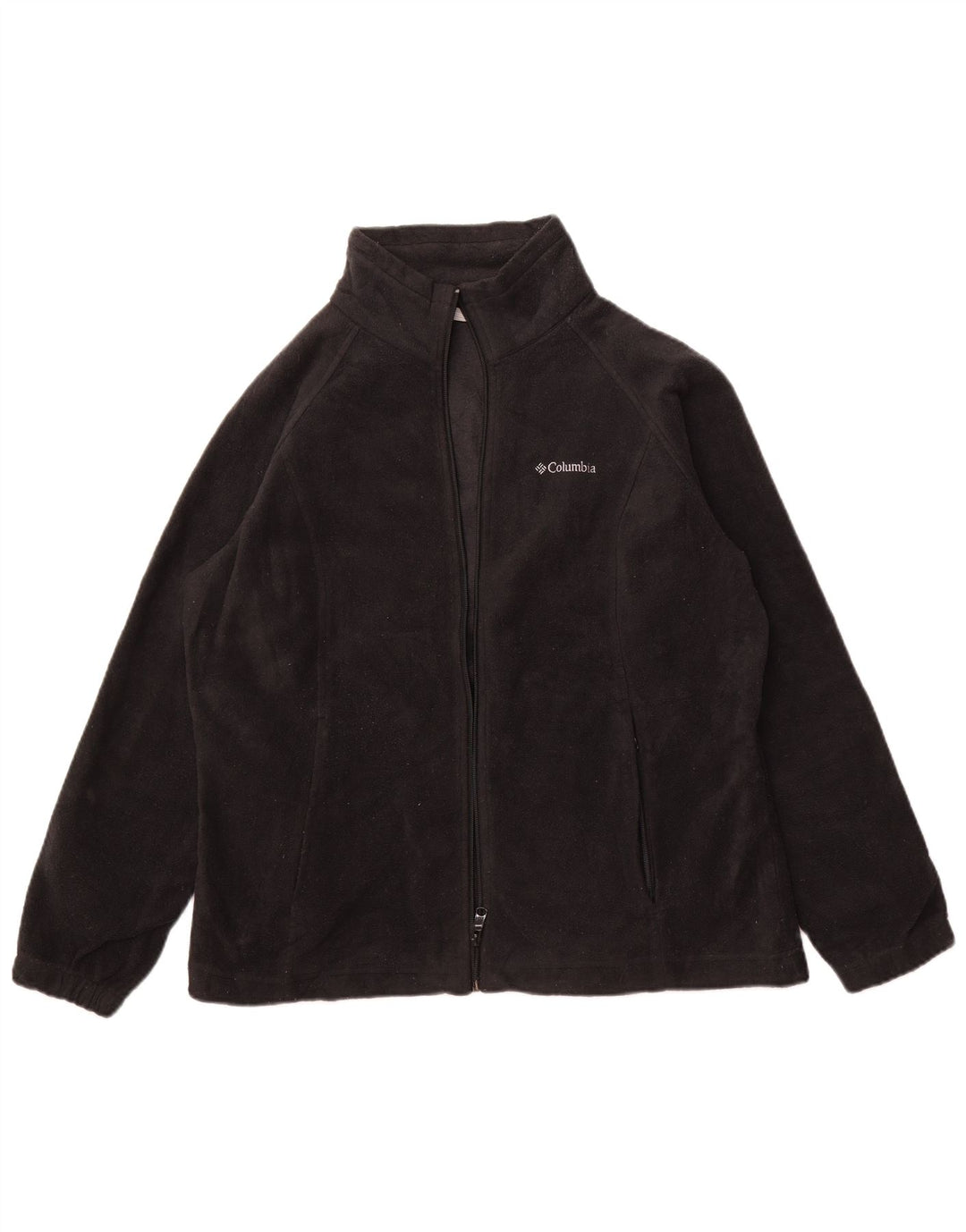 COLUMBIA Womens Fleece Jacket UK 18 XL Black Polyester