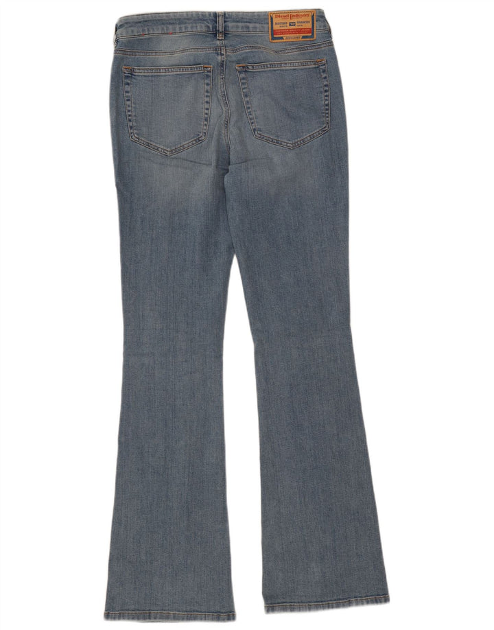 Diesel Womens Flared Jeans W29 L33 Blue Cotton