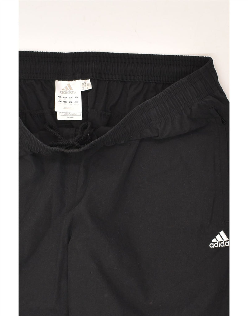 ADIDAS Mens Tracksuit Trousers 2XL Black Polyester | Vintage Adidas | Thrift | Second-Hand Adidas | Used Clothing | Messina Hembry 