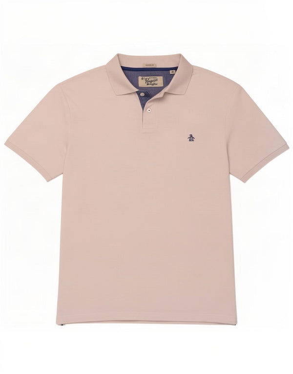 Penguin Mens Classic Fit Polo Shirt XL White Cotton