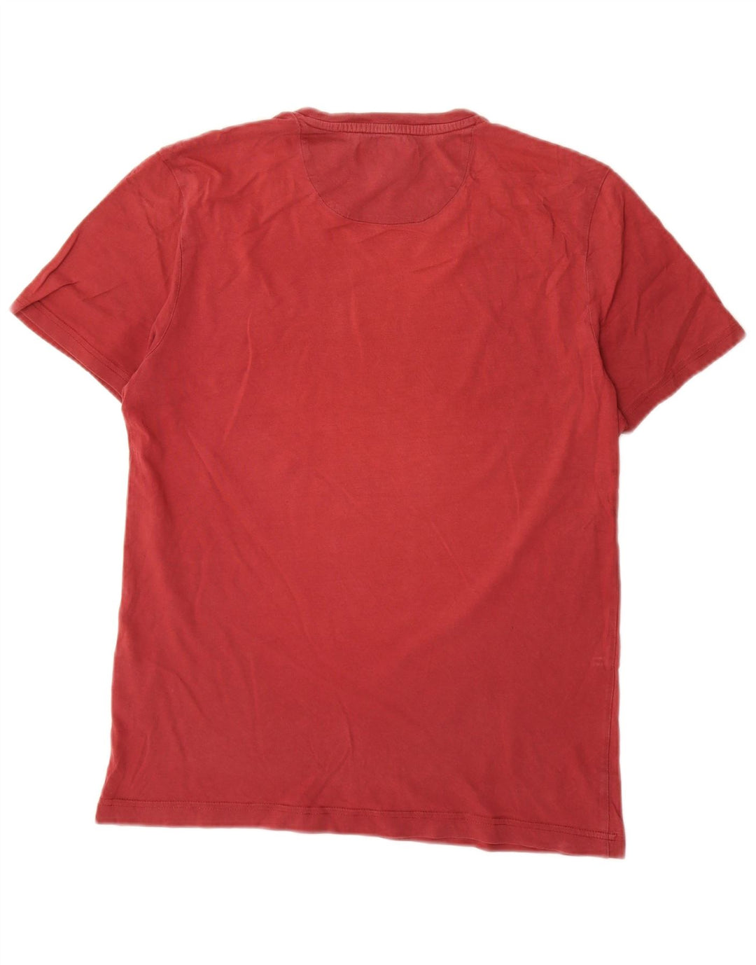 Lyle & Scott Mens T-Shirt Top Medium Red Cotton