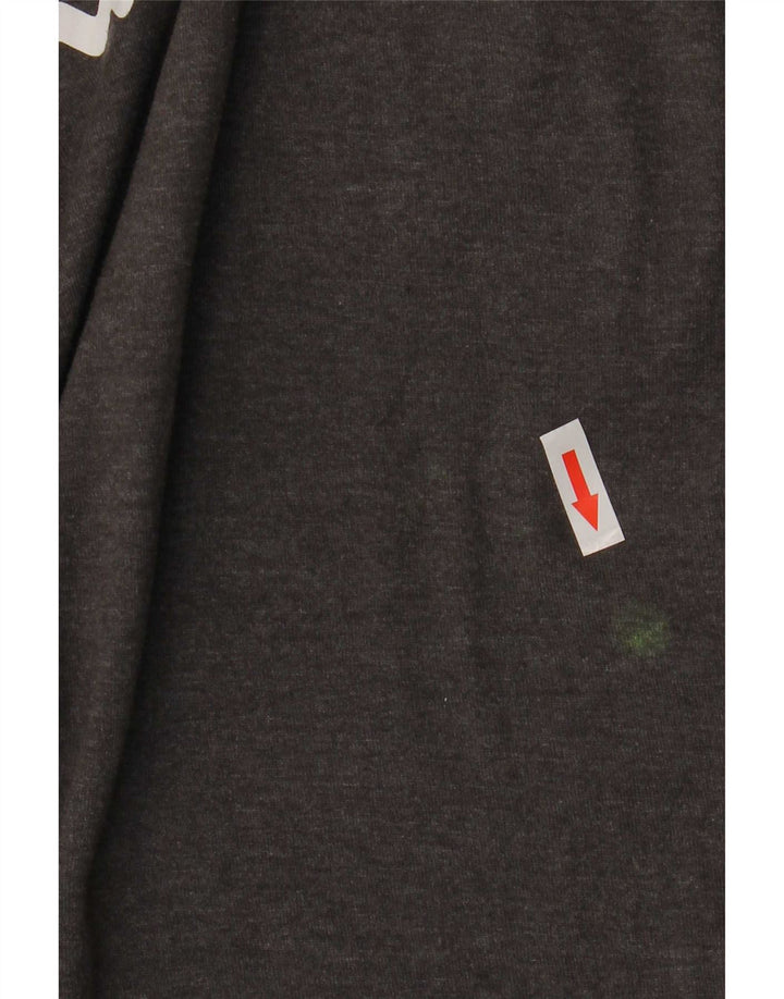 Champion Mens Graphic T-Shirt Top Medium Grey