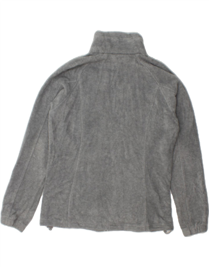 COLUMBIA Womens Fleece Jacket UK 16 Large Grey Polyester Vintage Columbia and Second-Hand Columbia from Messina Hembry 