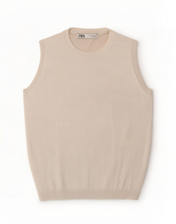 Zara Womens Vest Top UK 8 Small White