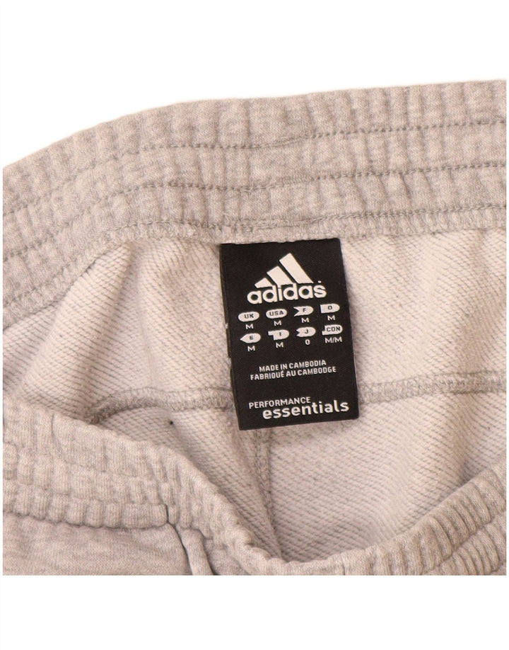 Adidas Mens Tracksuit Trousers Medium  Grey Flecked Cotton