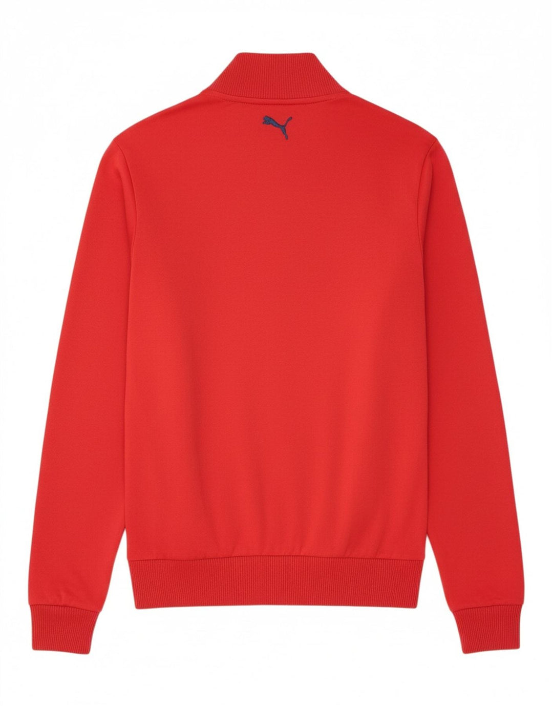 Puma Mens Tracksuit Top Jacket Medium Red Striped Polyester