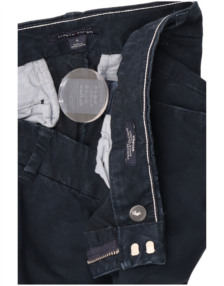 Tommy Hilfiger Womens Chino Trousers US 6 Medium W30 L30 Navy Blue