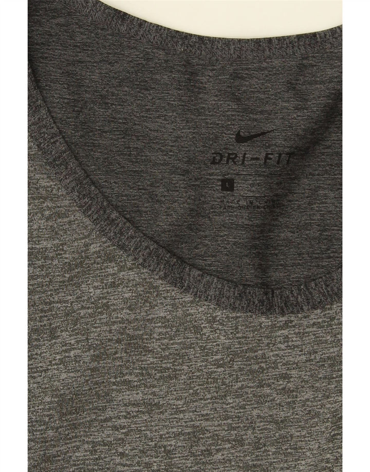Nike Mens Dri Fit Vest Top Large Grey Flecked