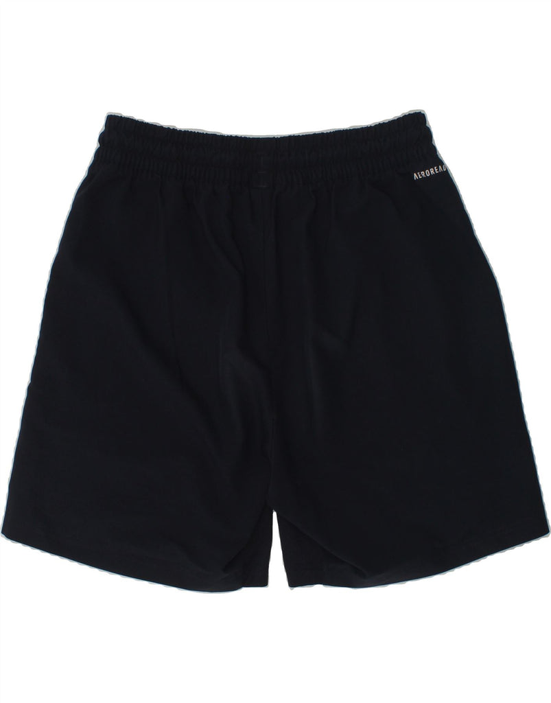 ADIDAS Boys Aeroready Sport Shorts 13-14 Years Navy Blue Polyester | Vintage Adidas | Thrift | Second-Hand Adidas | Used Clothing | Messina Hembry 