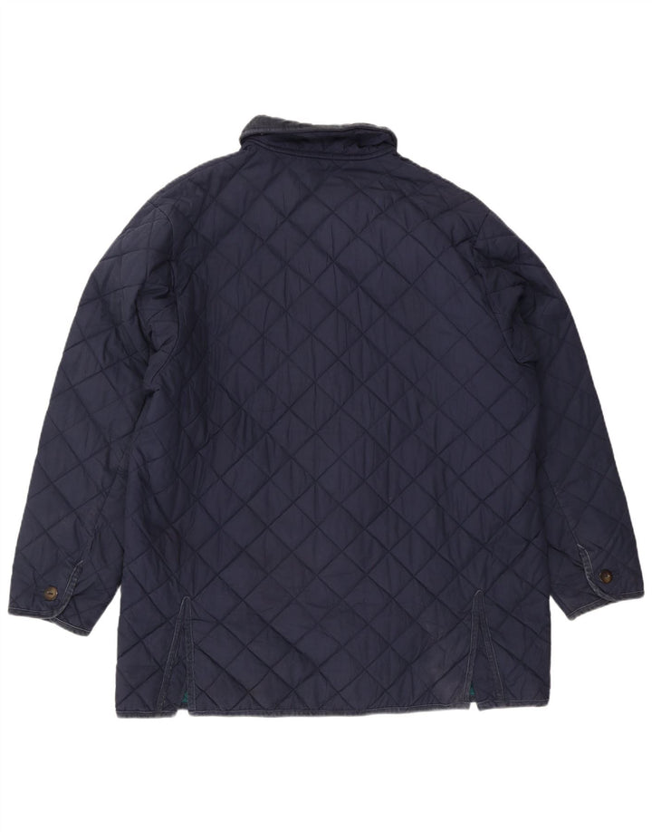 Fila Mens Quilted Jacket IT 56 3XL Navy Blue