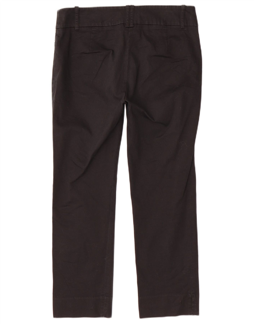 Zara Womens Cropped Trousers EU 38 Small W28 L24 Black