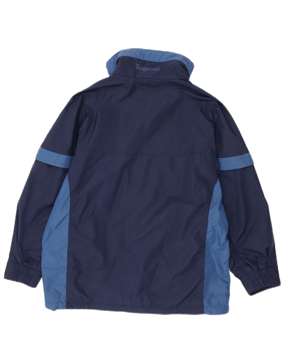 Columbia Womens Oversized Ski Jacket UK 10 Small Navy Blue Colourblock