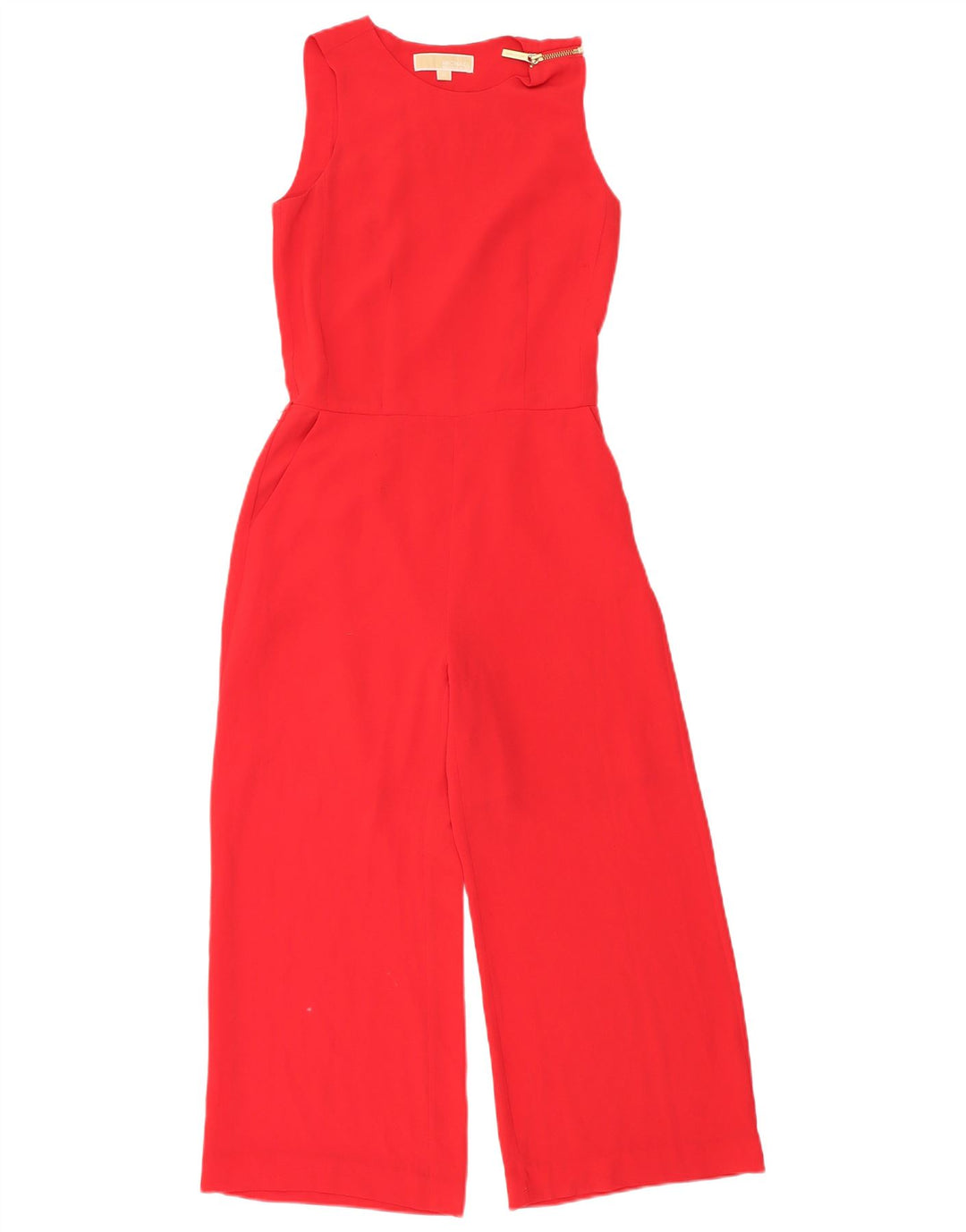 MICHAEL KORS Womens Sleeveless Jumpsuit US 00 2XS Red