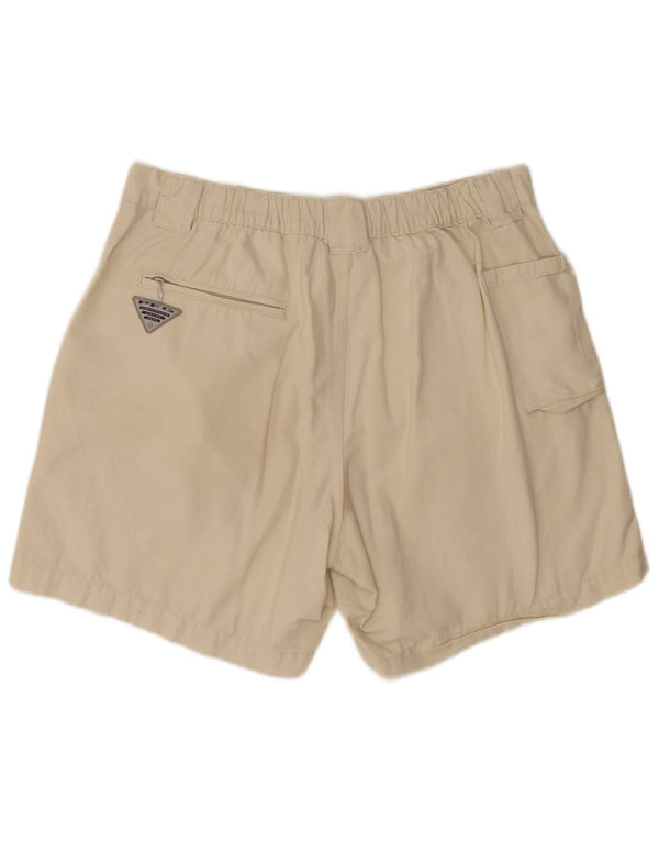 Columbia Mens Cargo Shorts Medium W32 Beige Cotton