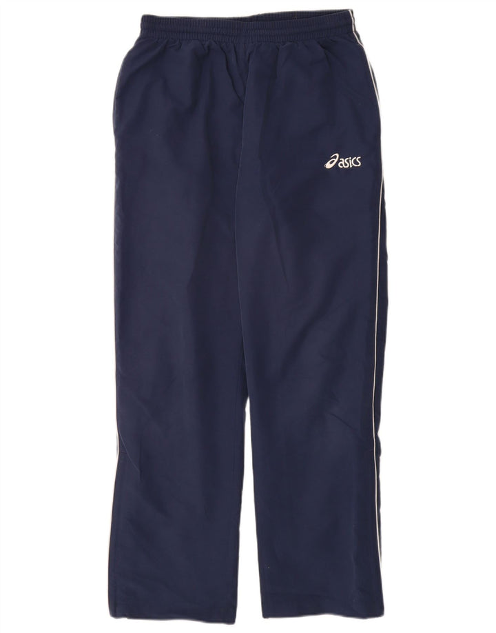Asics Mens Tracksuit Trousers Small  Navy Blue Polyester
