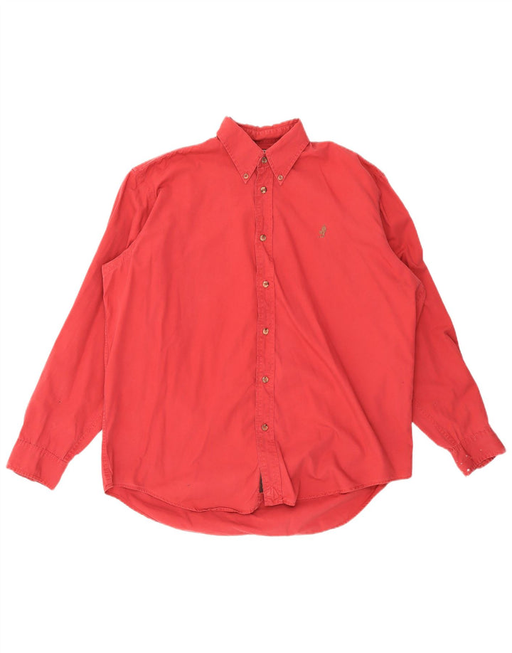 Marlboro Classics Mens Shirt Medium Red