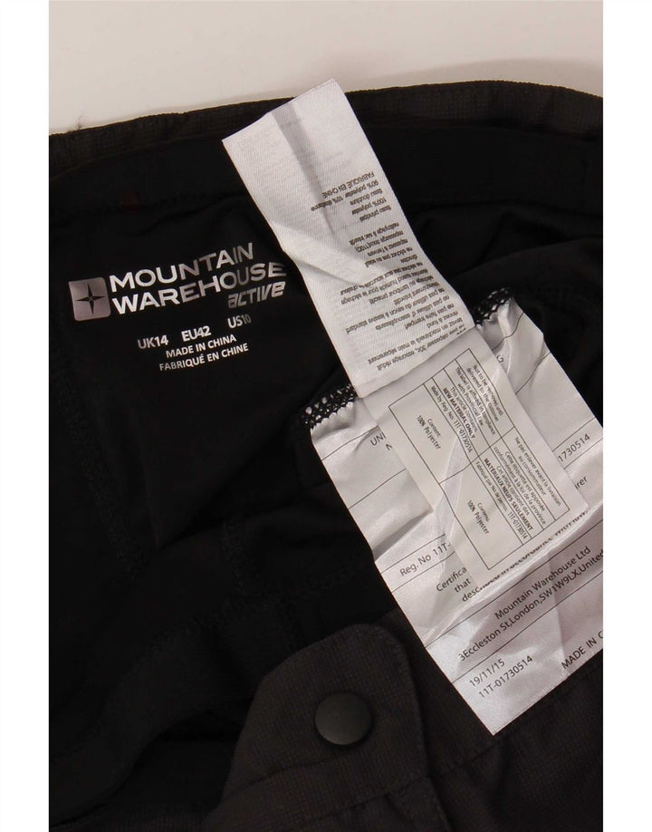 Mountain Warehouse Womens Bermuda Shorts UK 14 Large W34  Grey Polyester