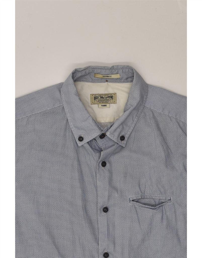 MARLBORO CLASSICS Mens Custom Fit Shirt XL Grey Cotton | Vintage Marlboro Classics | Thrift | Second-Hand Marlboro Classics | Used Clothing | Messina Hembry 