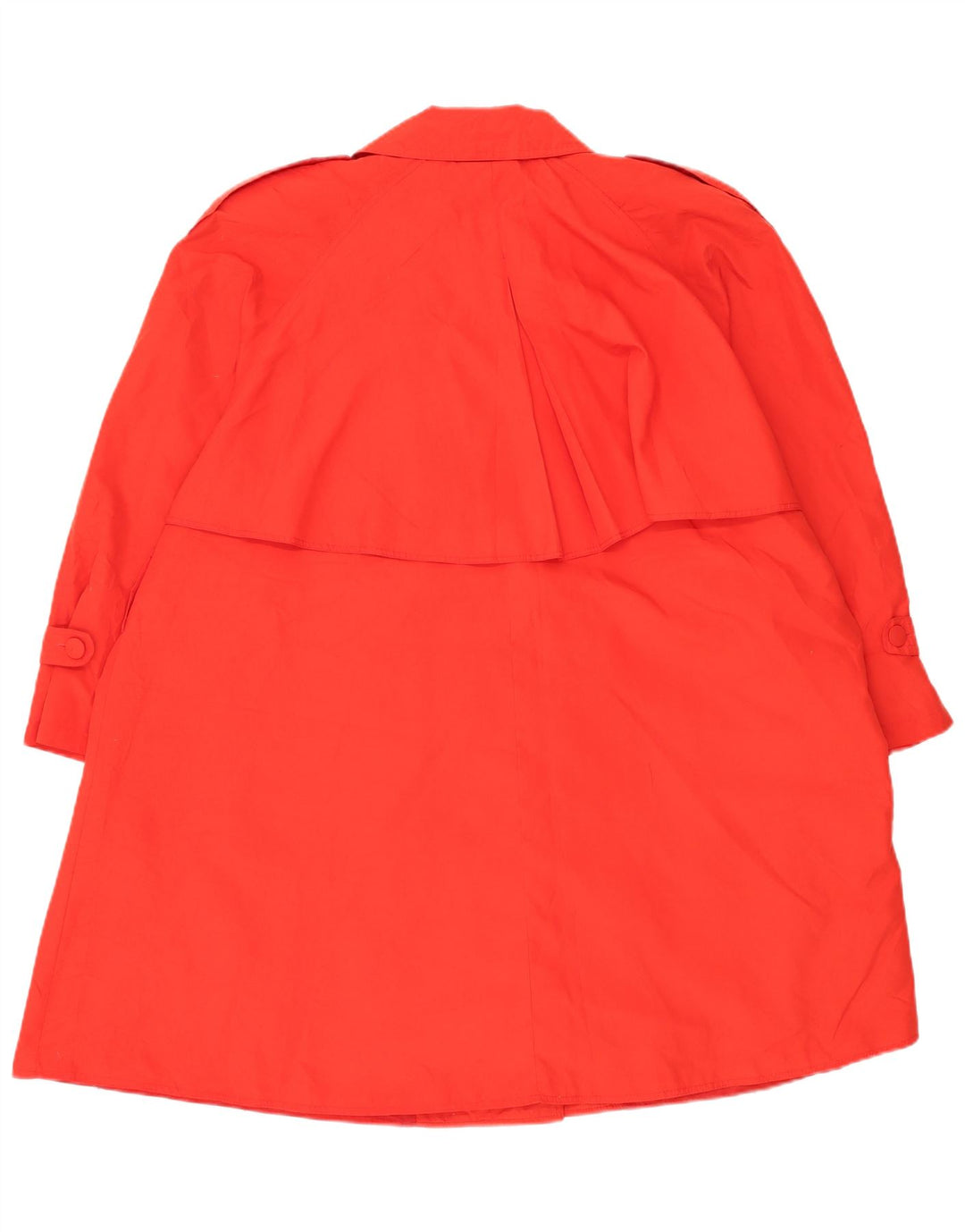Vintage Womens Oversized Trench Coat UK 16 Large Red