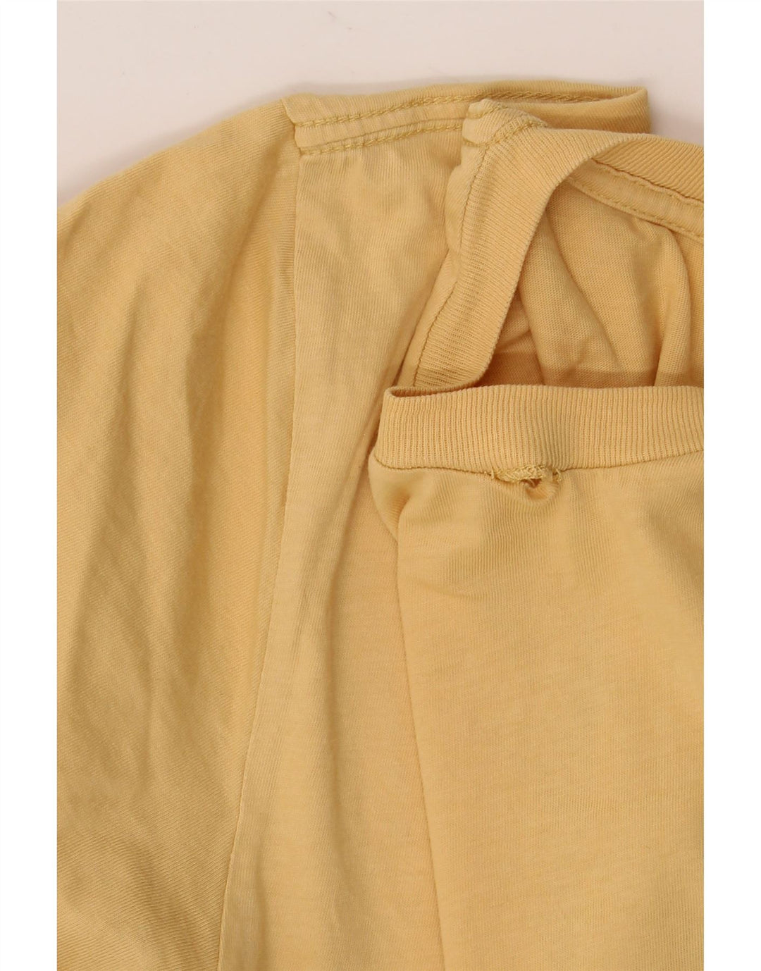 Vans Mens Custom Fit Graphic T-Shirt Top Large Yellow Cotton