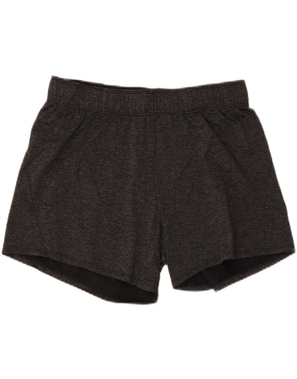 Nike Womens Dri Fit Sport Shorts UK 14 Medium  Grey Polyester