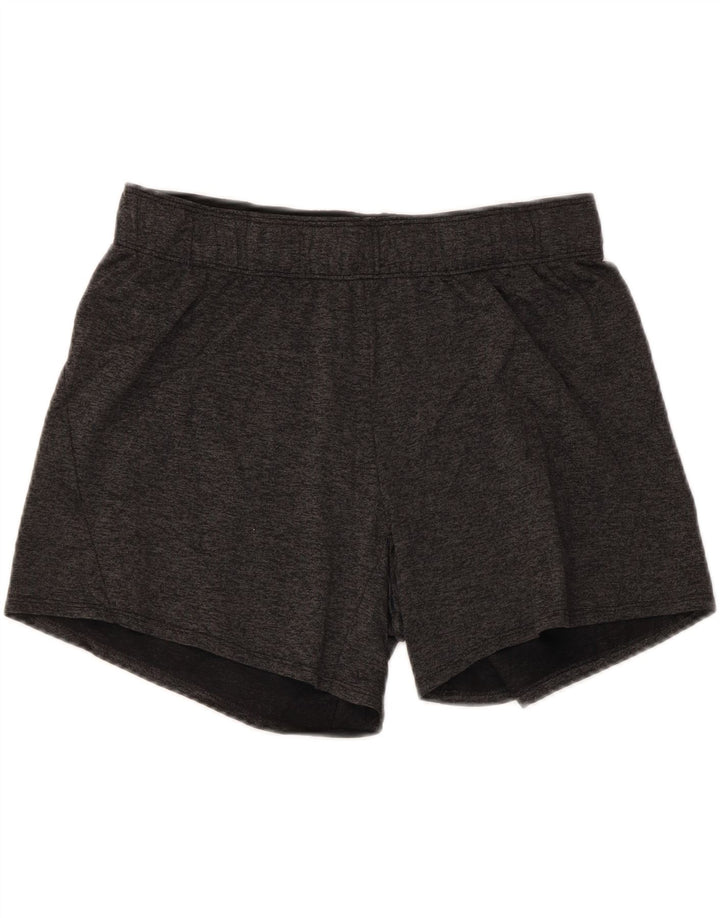 Nike Womens Dri Fit Sport Shorts UK 14 Medium  Grey Polyester