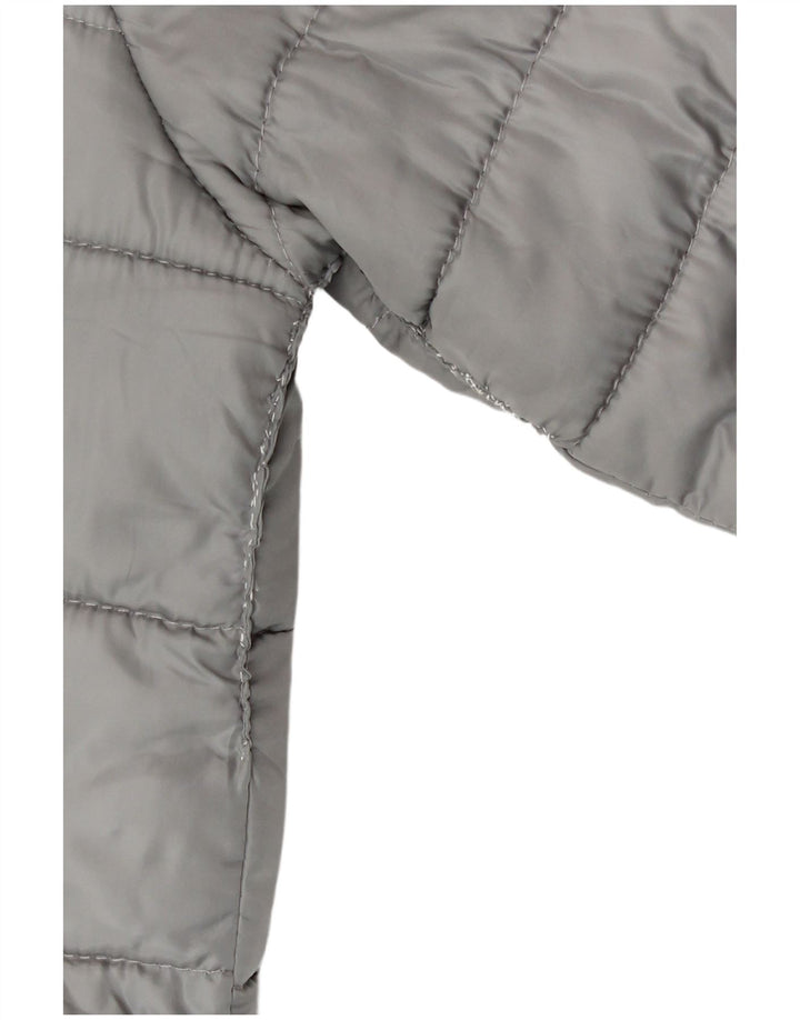 Peckott Womens Heritage Padded Jacket IT 42 Medium Grey Polyester