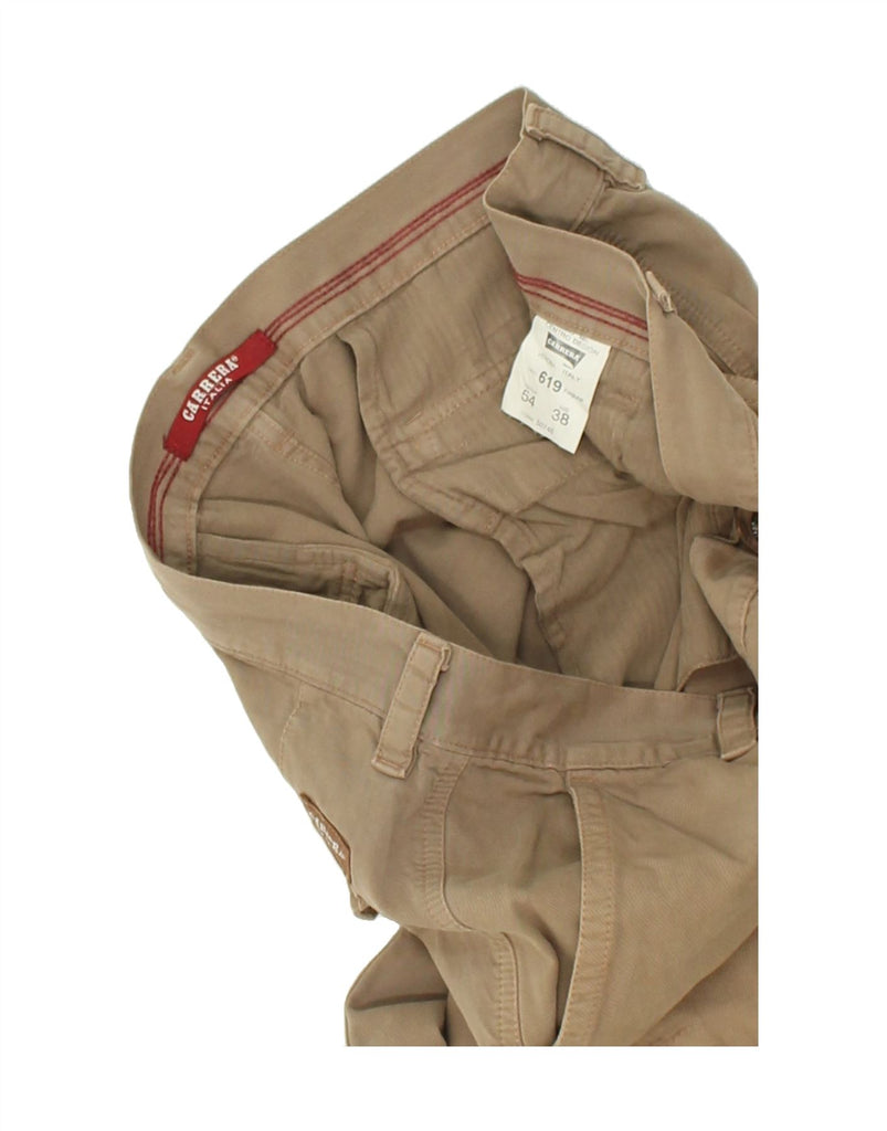 CARRERA Mens Straight Cargo Trousers W38 L30  Brown Cotton | Vintage Carrera | Thrift | Second-Hand Carrera | Used Clothing | Messina Hembry 