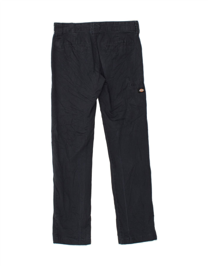 DICKIES Boys Skinny Straight Chino Trousers 13-14 Years W26 L27 Navy Blue Vintage Dickies and Second-Hand Dickies from Messina Hembry 