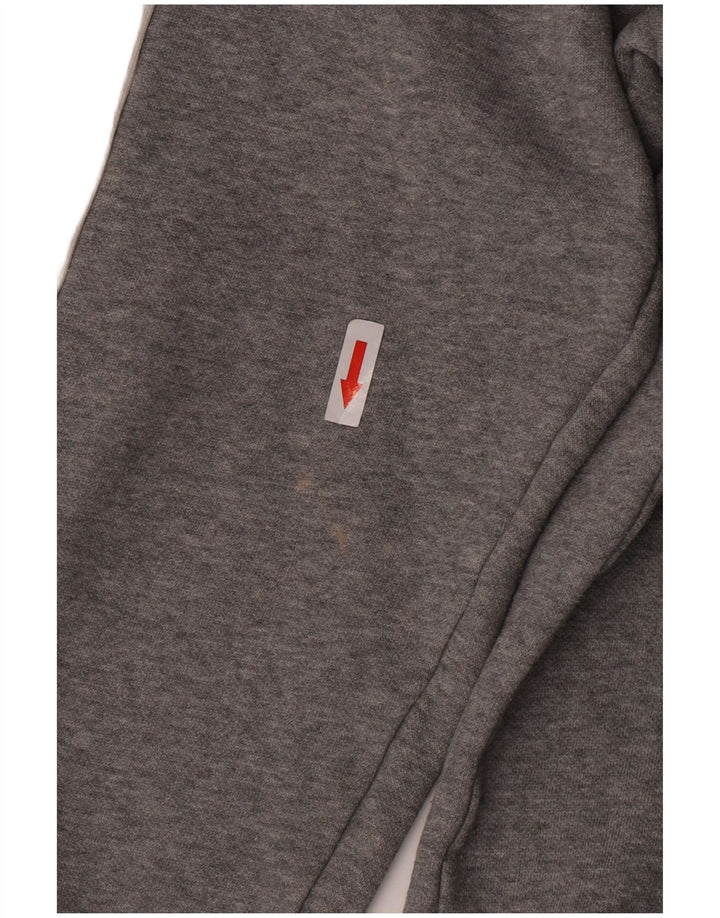 Puma Womens Tracksuit Top Jacket UK 16 Large Grey Colourblock Cotton