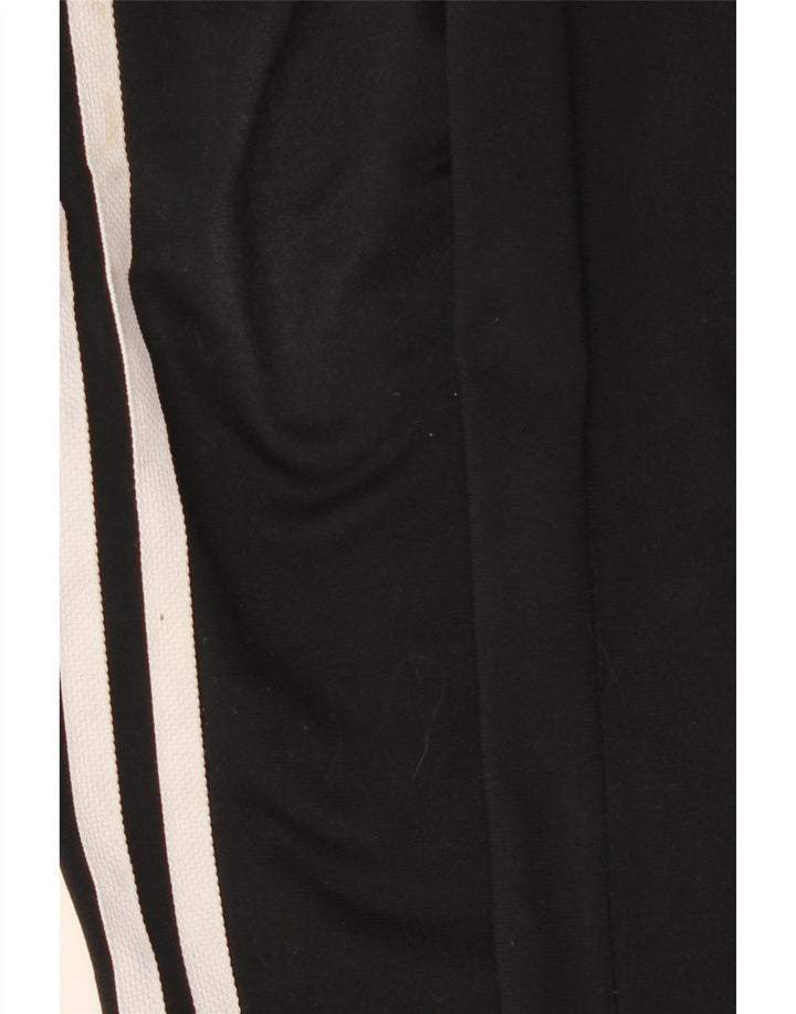 Adidas Boys Tracksuit Trousers Joggers 12-13 Years Black Polyester